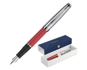 Ручка перьевая Waterman Embleme Red синяя (артикул производителя 2100404)